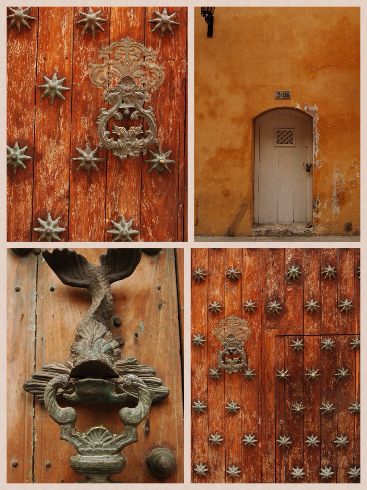 2 dias em Cartagena - Detalhes das portas
