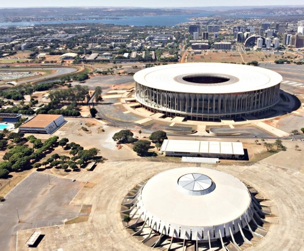 Brasília Vista-de Cima Setor Clube Sul Mané Garrincha
