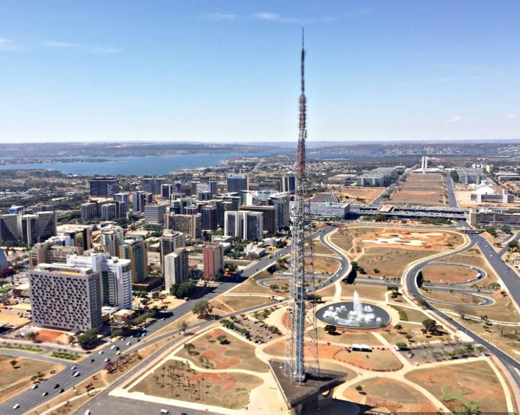 Brasília Vista de Cima Torre de tv