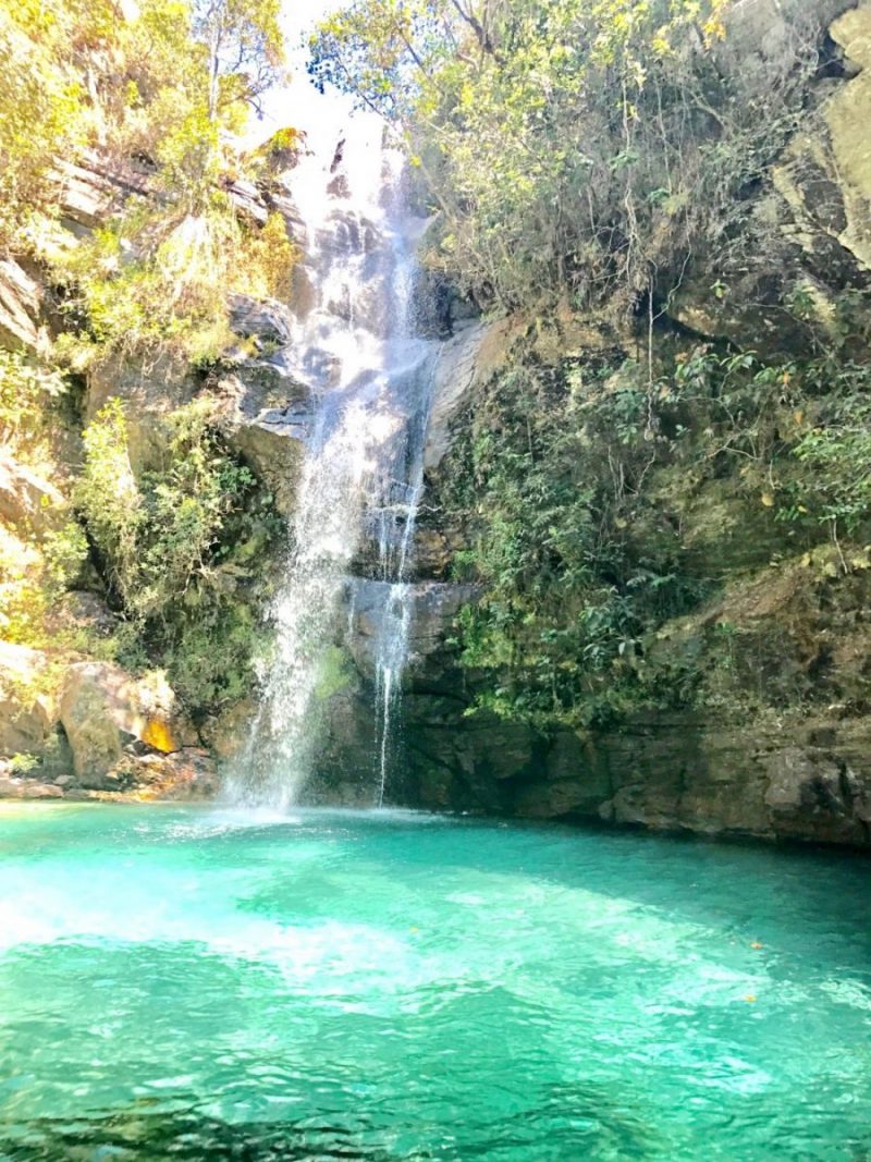 Chapada dos Veadeiros - cachoeira Santa Bárbara, uma das maravilhas de